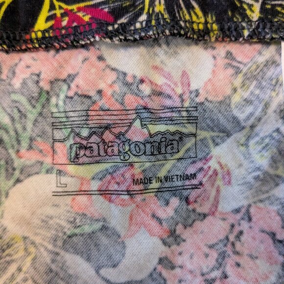 Patagonia Lithia Skirt Convertible Women's Large Floral Hike Ruched Tie Halter - Picture 11 of 12